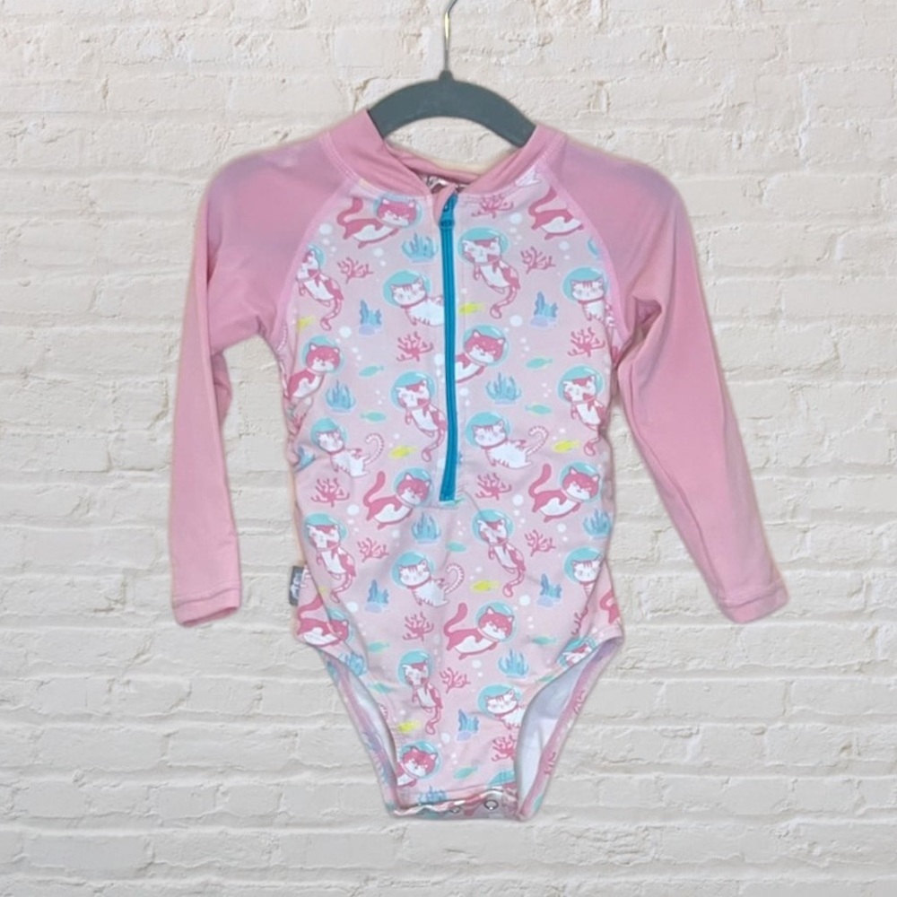 Jan & Jul Astronaut Cat Rash Guard Swimsuit​